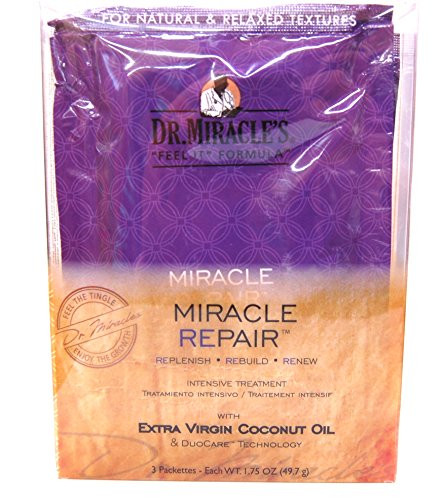 Dr Miracle s Miracle Repair  3 Packettes Step 1 Step 2  Step 3
