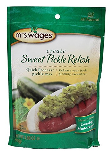 Precision Foods Mrs  Wages Quick Process Sweet Pickle Relish Mix  3 88 Ounce