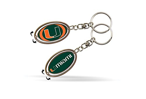 NCAA Miami Hurricanes Spinner Keychain