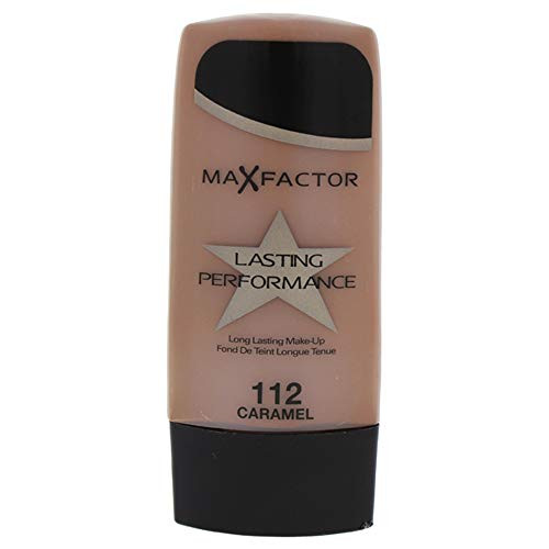 Max Factor Lasting performance long lasting foundation    112 caramel by max factor for women   1 2 oz foudation  1 2 Ounce