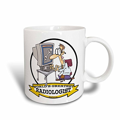 3dRose mug_103488_3 Funny Worlds Greatest Radiologist Men Occupation Job Cartoon Magic Transforming Mug, 11-Ounce