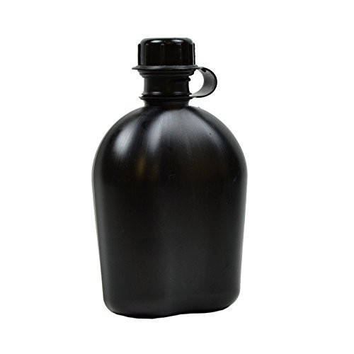 Rothco G I  1 Qt  Plastic Canteen  Black