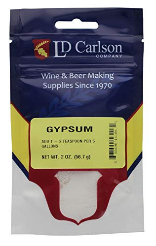 Calcium Sulfate Gypsum 2 oz  for Home Brew