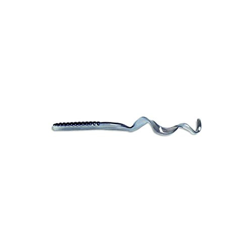 Culprit Worms Original Worm 7 1 2  20 Bag Black Shad C720 01