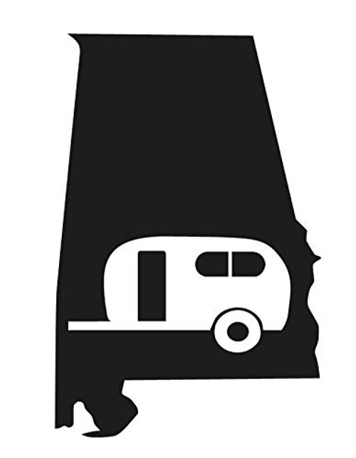 Alabama state camper sticker   Decal  BLACK  5  Funny RV Camper  AL state home  bama sticker  alabama home decal  campin  crossroads  jayco  Forest River  Shitters Full  camping sticker  mountains Alabama state camper sticker   Decal  BLACK  5  Funny RV Camper  AL state home  bama sticker  alabama home decal  campin  crossroads  jayco  Forest River  Shitters Full  camping sticker  mountains