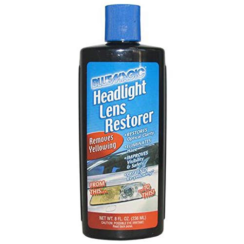 Blue Magic 725CD 06 Headlight Lens Restorer   8 oz