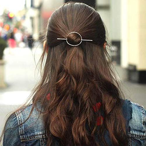 Tgirls Fashion Hollow Hoop Round Circle Geometric Hair Clip Bobby Hair Pin Hair Accessories for Women and Girls Silver Tgirls Fashion Hollow Hoop Round Circle Geometric Hair Clip Bobby Hair Pin Hair Accessories for Women and Girls Silver