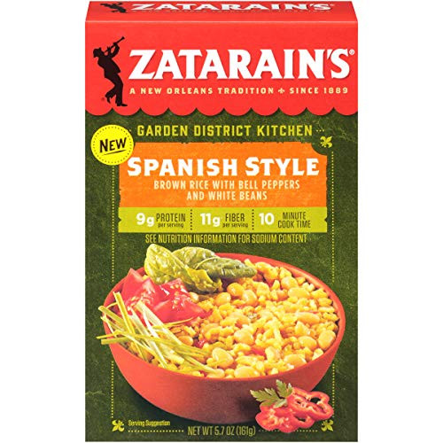 Zatarain s Spanish Style Brown Rice With Bell Peppers And White Beans  5 7 oz