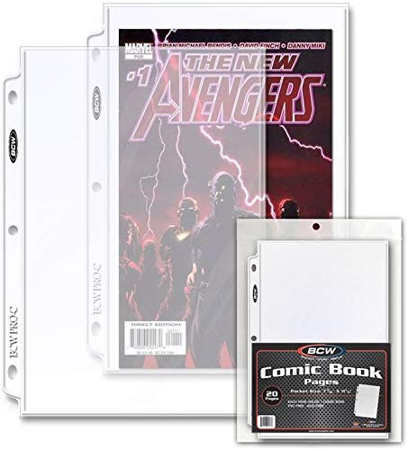 BCW 1 PROC 20 Pro Comic Page  20 Ct  Pack