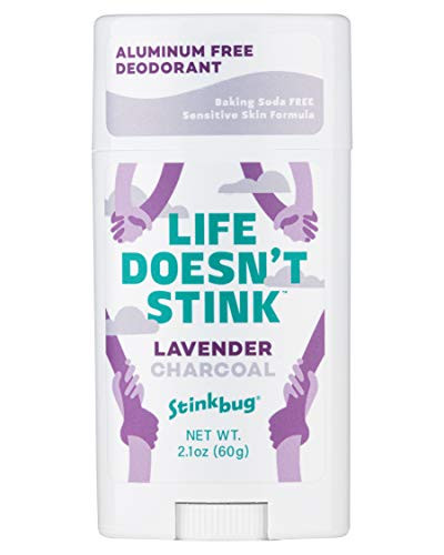 Natural Organic Deodorant Stick with Lavender  Coconut Oil and Activated Charcoal  Aluminum Free Deodorant by Stinkbug Naturals  2 1 Ounce
