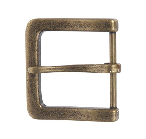 1 1 2   38 mm  Single Prong Square Belt Buckle  Antique Brass