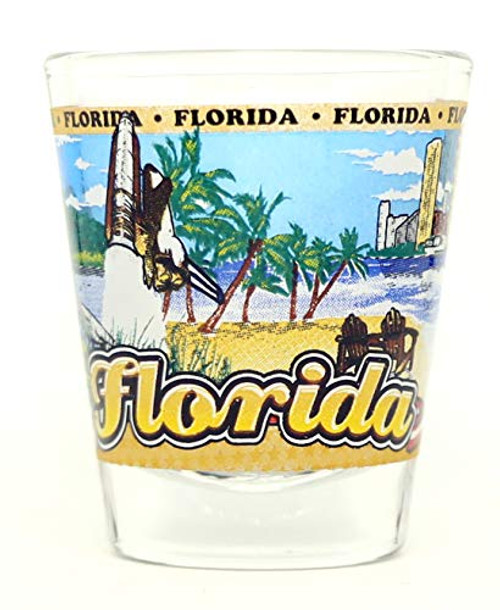 Florida State Wraparound Shot Glass Florida State Wraparound Shot Glass