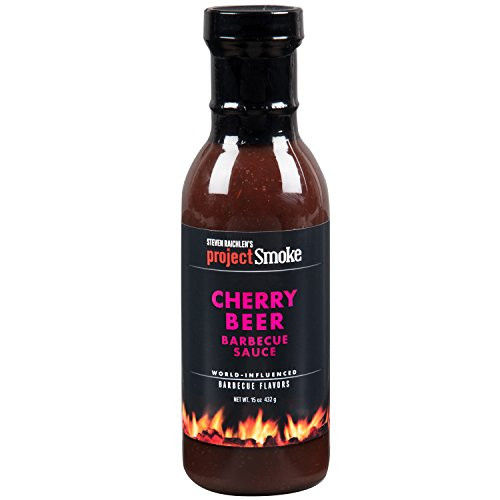 Steven Raichlen Project Smoke BBQ Barbecue Sauce  Cherry Beer Single Pack Barbeque Sauce