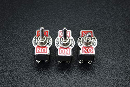 3 PCS Toggle Switch DPDT Center Off Toggle 10 AMP 250V 20 AMP 125V 6 PIN EC 1520