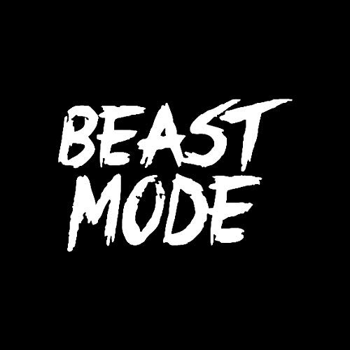 Beast Mode NOK Decal Vinyl Sticker Cars Trucks Vans Walls Laptop White 5 5 x 3 7 in NOK953 Beast Mode NOK Decal Vinyl Sticker Cars Trucks Vans Walls Laptop White 5 5 x 3 7 in NOK953