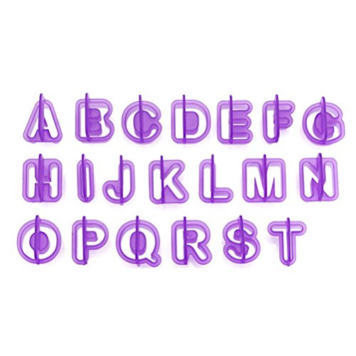 Alphabet Letter Cutters Number Fondant Cake Biscuit Mould Baking Cookie Cutters Mold 40Pcs