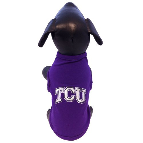 NCAA TCU Horned Frogs Cotton Lycra Dog Tank Top  XX Large
