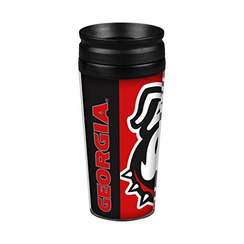 Boelter Brands NCAA Georgia Bulldogs Hype Full Wrap Travel Tumbler 14 Ounce Boelter Brands NCAA Georgia Bulldogs Hype Full Wrap Travel Tumbler 14 Ounce