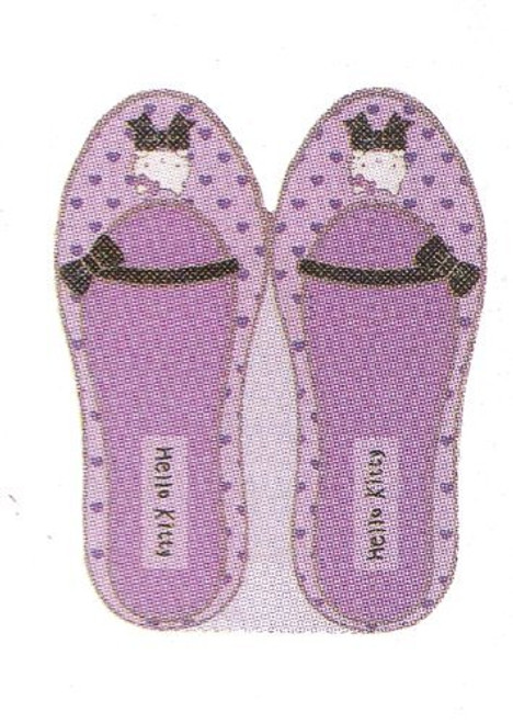 Hello Kitty Wardrobe Shoe Shape Memo Pad  Purple