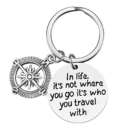 Best Friend Gift Keychain for Women Men Couples Friends Gifts Keyrings for Bestfriend Boyfriend Husband Girlfriend Wife Friendship Christmas Birthday Thanksgiving Graduation Gifts Jewelry Gift
