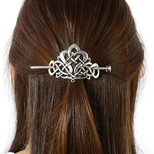 Viking Celtic Hair Clips Hairpin Viking Hair Sticks Ladies Hair Accessories Triangle Clips for Long Hair Slide Pin Irish Antique Silver Hairstick Celtic Knot Viking Jewelry Hair Clip Men Gift No C2 Viking Celtic Hair Clips Hairpin Viking Hair Sticks Ladies Hair Accessories Triangle Clips for Long Hair Slide Pin Irish Antique Silver Hairstick Celtic Knot Viking Jewelry Hair Clip Men Gift No C2