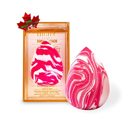 HIGH S Makeup Sponge Latex Free Beauty Sponge Blender Beauty Foundation Blending Sponge  Flawless for Liquid  Cream  and Powder  Multi colored cosmetic Makeup Sponges Rose Water 