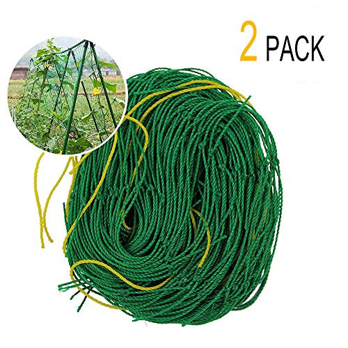 Garden Plant Trellis 2 Pack Netting Heavy Duty Net Support for Cucumber Vine Veggie Trellis Net Climbing Vining Plants 3Ft x 6Ft Garden Plant Trellis 2 Pack Netting Heavy Duty Net Support for Cucumber Vine Veggie Trellis Net Climbing Vining Plants 3Ft x 6Ft