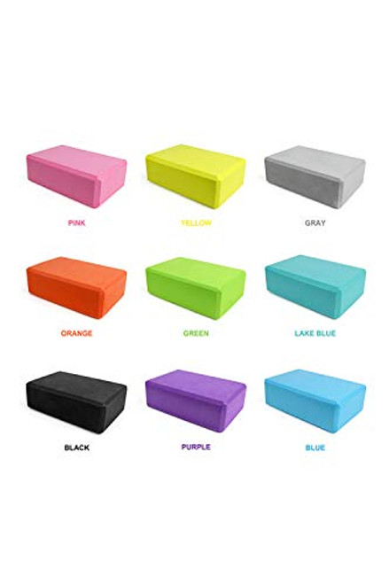 PowerLife Yoga Block 1PC High Density Yoga Brick to Improve Strength Flexibility and Balance Light Weight and Non Slip Surface for Yoga Pilates and Meditation PowerLife Yoga Block 1PC High Density Yoga Brick to Improve Strength Flexibility and Balance Light Weight and Non Slip Surface for Yoga Pilates and Meditation