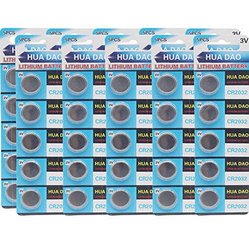 CR2032 Lithium Battery 3 Volt Coin Button Cell 50 Pack