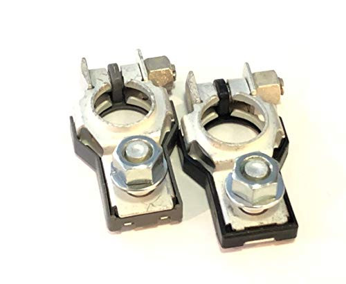 Combo Pack!! GENUINE NEW OEM Toyota 9098205035 & 9098206022 Positive and Negative Terminal Assemblies - 1 Each wi Nut