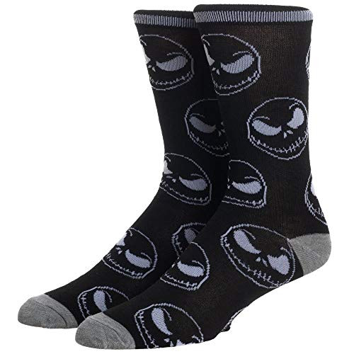 Disney The Nightmare Before Christmas Jack Skellington Crew Socks