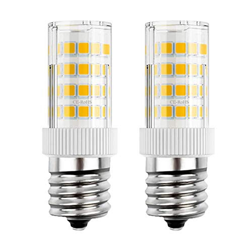 OHLGT E17 LED Bulb for Microwave Oven Appliance  4 Watt  40W Halogen Bulb Equivalent   Warm White 3000K  350LM  Dimmable Pack of 2