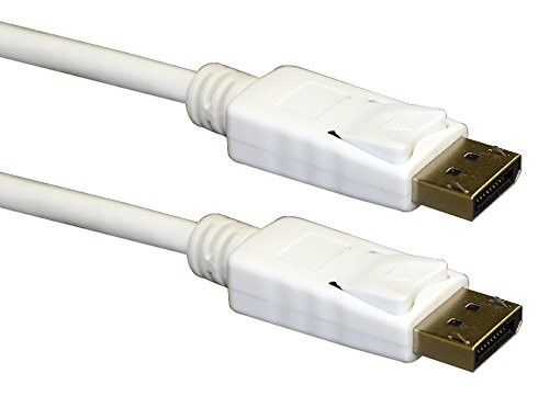 QVS DP-06WH DisplayPort Cable, 6', White