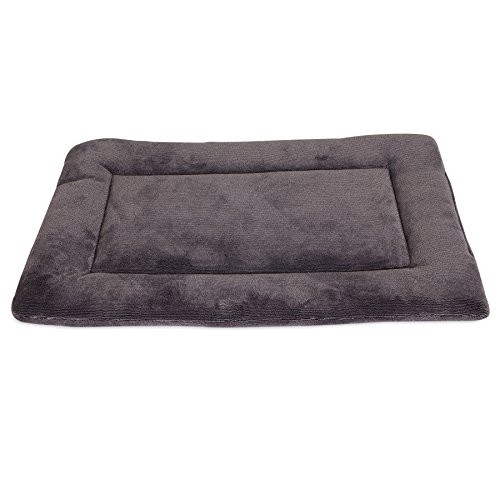 Aspen Pet Rectangular Kennel Mat  Dark Gray  for 19  Crates