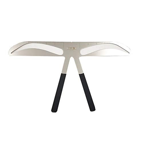 POPU Microblading Stencil Eyebrow Stencil Ruler Permanent Makeup Tattoo Eyebrow Measure Ruler Symmetrical Balance Grooming Stencil Tool