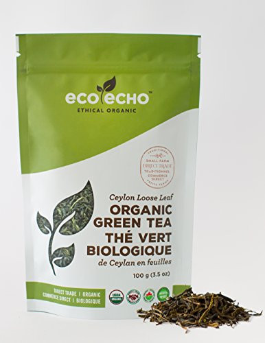 Organic Ceylon Green Tea Loose Leaf 100g