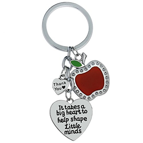 It Takes A Big Heart to Help Shape Little Minds Teacher Keychain Teacher Appreciation Gifts It Takes A Big Heart to Help Shape Little Minds Teacher Keychain Teacher Appreciation Gifts