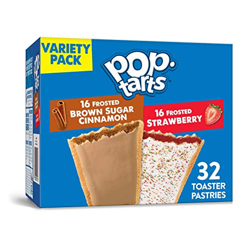Pop Tarts  Breakfast Toaster Pastries  Variety Pack  Proudly Baked in the USA  54 1oz Box  16 Count