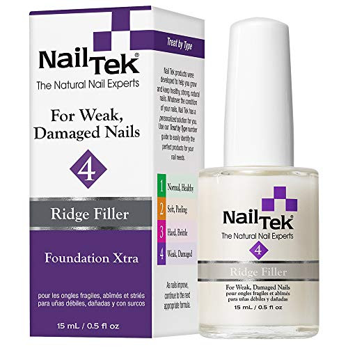 Nail Tek Foundation Xtra 4 Ridge Filling Strengthening Base Coat for Weak and Damaged Nails 0 5 oz 1 Pack Nail Tek Foundation Xtra 4 Ridge Filling Strengthening Base Coat for Weak and Damaged Nails 0 5 oz 1 Pack