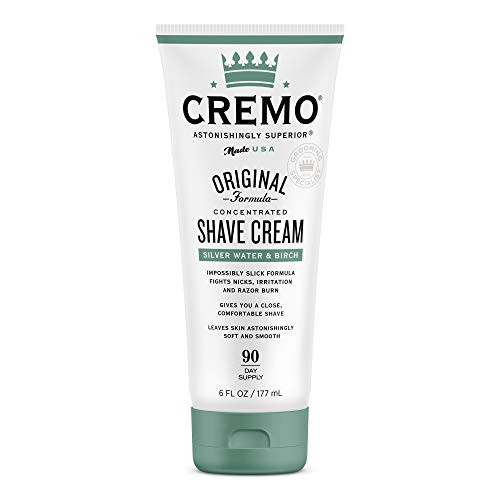 Cremo Barber Grade Silver Water Birch Shave Cream Astonishingly Superior Ultra Slick Shaving Cream Fights Nicks Cuts and Razor Burn 6 Oz Cremo Barber Grade Silver Water Birch Shave Cream Astonishingly Superior Ultra Slick Shaving Cream Fights Nicks Cuts and Razor Burn 6 Oz
