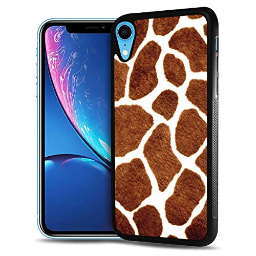 for iPhone XR  Durable Protective Soft Back Case Phone Cover  HOT12232 Giraffe Pattern