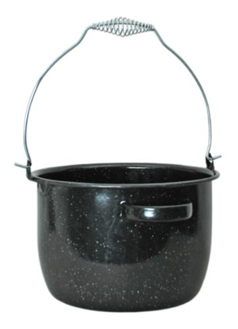 Granite Ware Preserving Kettle, 8-Quart, Black
