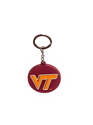 Collegiate Pulse Virginia Tech  VT  Hokies NCAA PVC Keychain