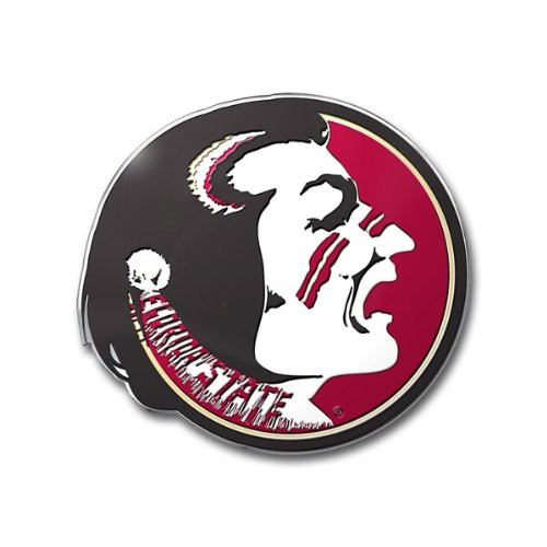 FANMATS Florida State University Heavy Duty Aluminum Color Emblem