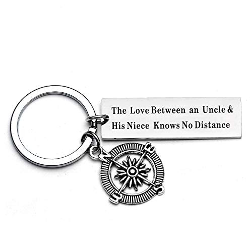 Uncle Gifts from Nephew Niece Long Distance Relationships Gifts for Uncle Niece Nephew Uncle Keychain  Uncle   Niece