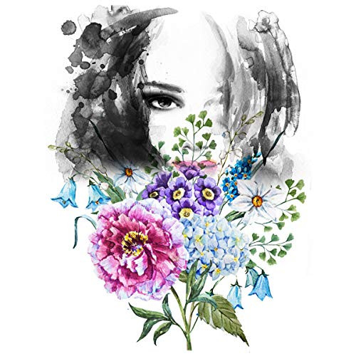 Supperb Temporary Tattoos   Summer Flower Girl Temporary Tattoo