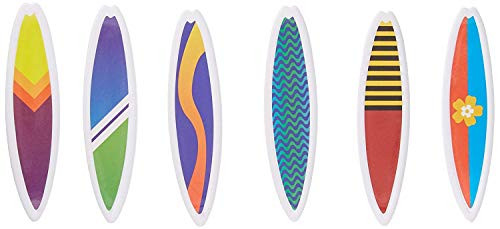 Oasis Supply 12 Count Surfboards Cake and Cupcake Toppers  Assorted