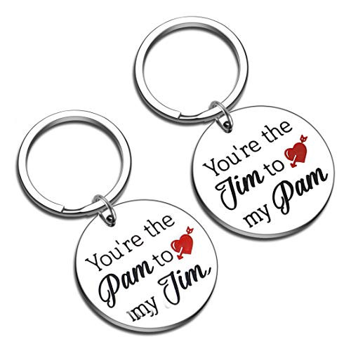 The Office Keychain Gift Pam and Jim Puzzle You are The Pam to My Jim Boyfriend Girlfriend Couples Gift His and Hers
