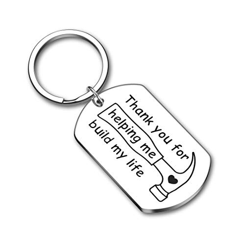 Best Father Gifts for Dad Keychain Daddy Valentines Birthday Christmas Father s Day Step Dad Papa Thank You Gifts from Daughter Son Kids