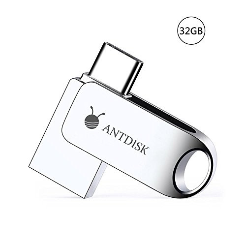 Antdisk USB Type C Flash Drive 32GB USB 3.0 Memory Stick 2 in 1 Waterproof OTG Flash Disk For Smartphones And Tablets (32GB)